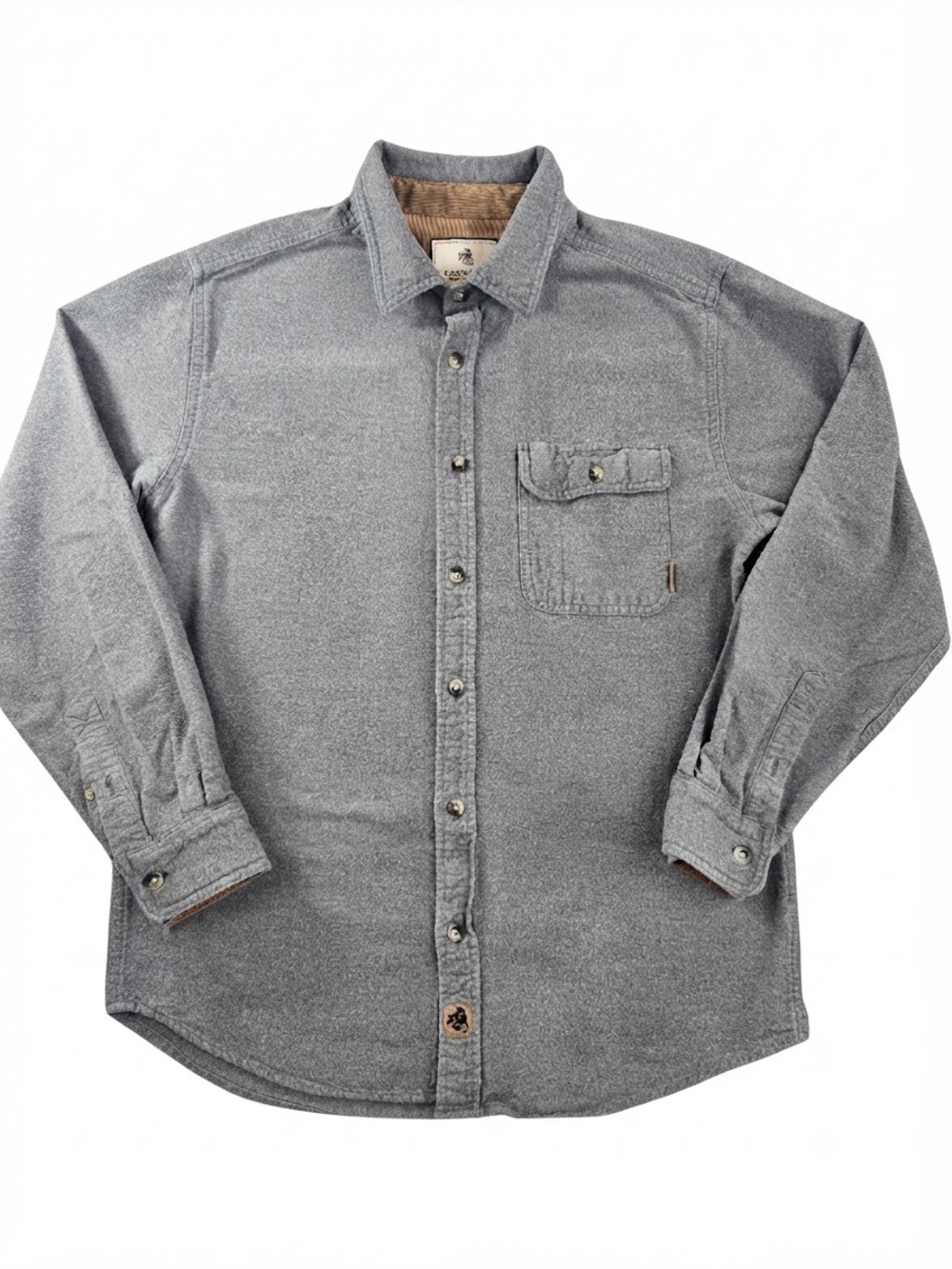 Legendary Whitetails Gray Long-Sleeve Button-Down Shirt